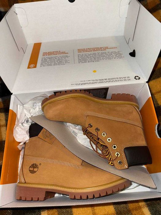 Botas Timberland Premium 6-Inch Waterproof Boots – Wheat | 100% Autênticas