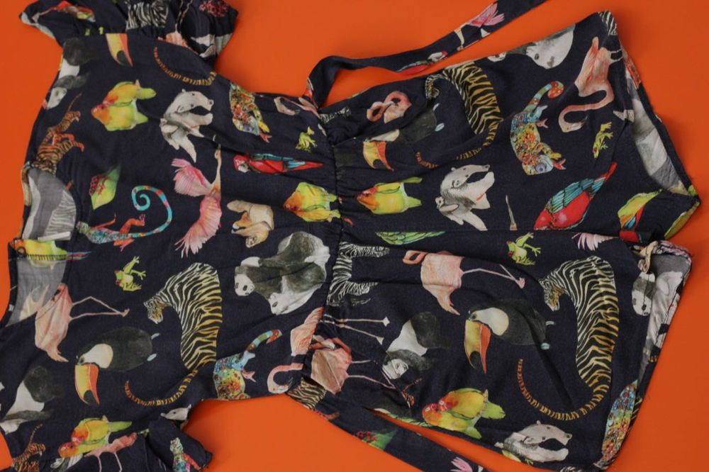 KATE MORGAN Studio H&M kombinezon nr 2 zwierzęta 9-10 L 134/140 BDB-