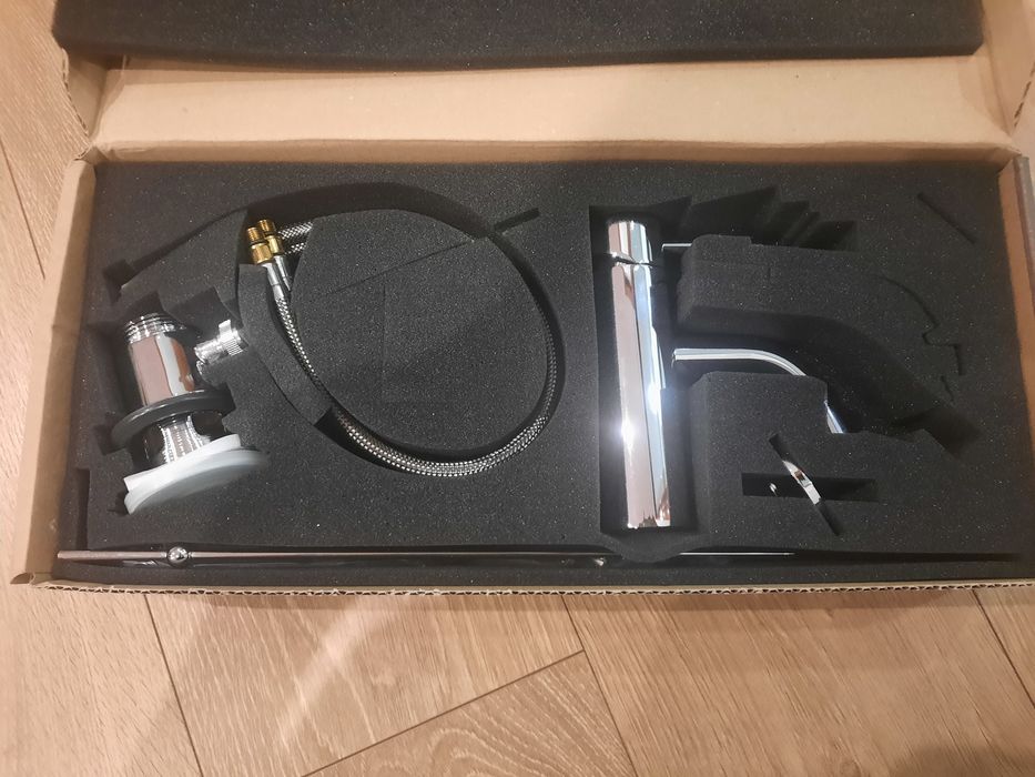 Torneira de bidé cromada Neve, série Lino NOVA