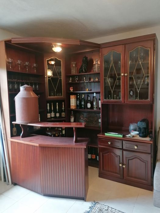 Sofá móvel bar vintage cama