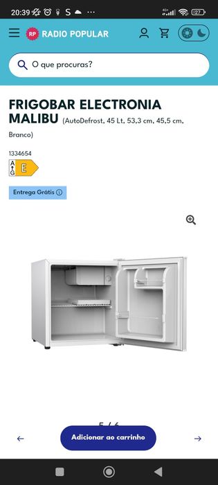 Frigobar Electronia Malibu