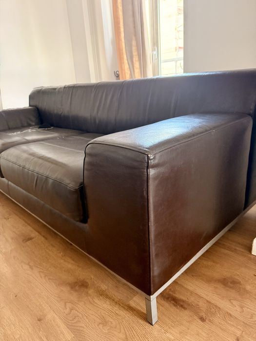 Sofá IKEA KRAMFORS em pele