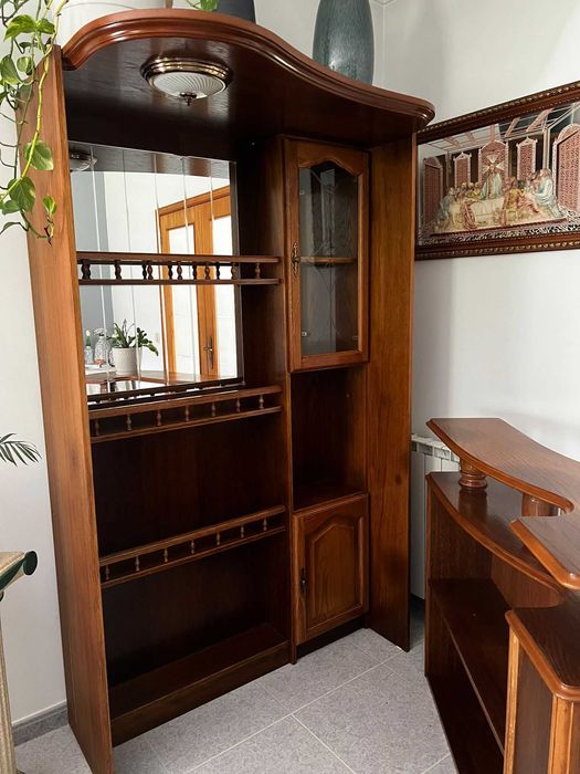 Conjunto Bar - Carvalho maciço