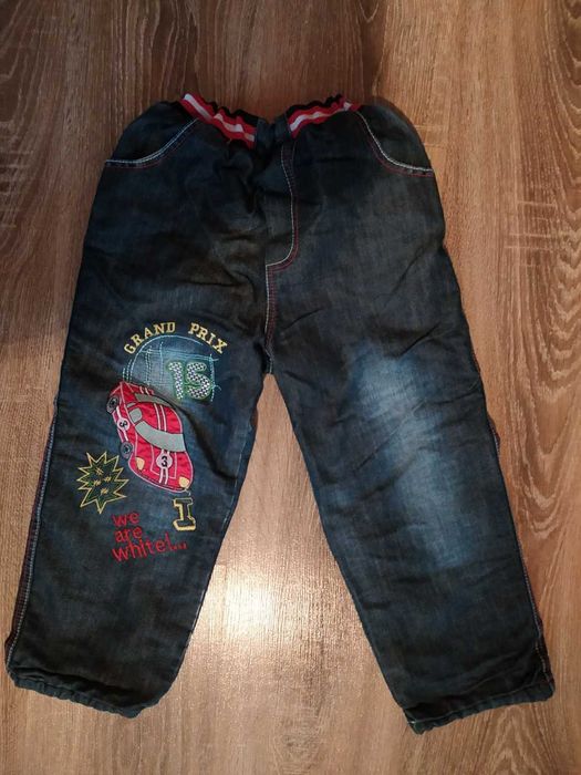 Утеплені джинси для хлопчика 4-6років (2 пари)