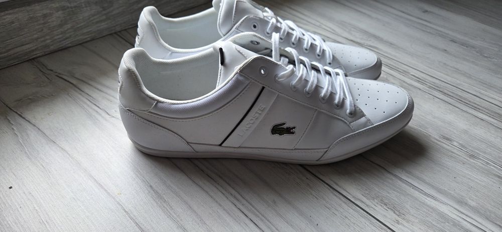 Buty meskie lacoste białe stan idealany
