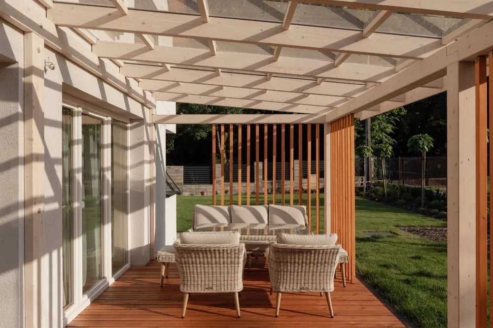 Altany, tarasy, pergole, carporty.