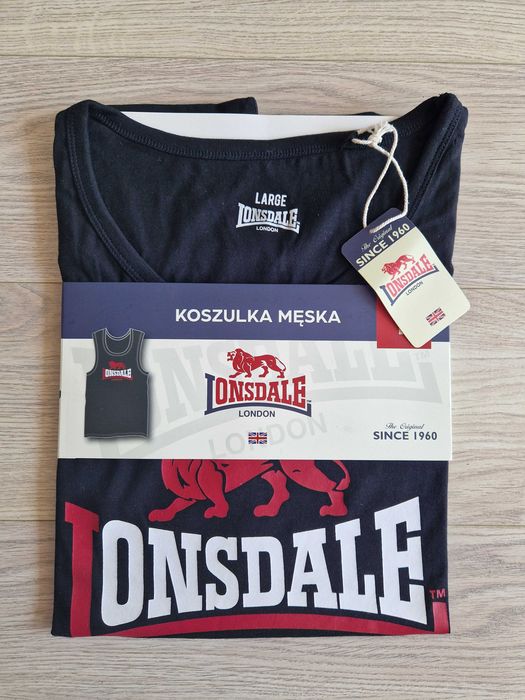 Koszulka tank top męski Lonsdale rozm. L nowa
