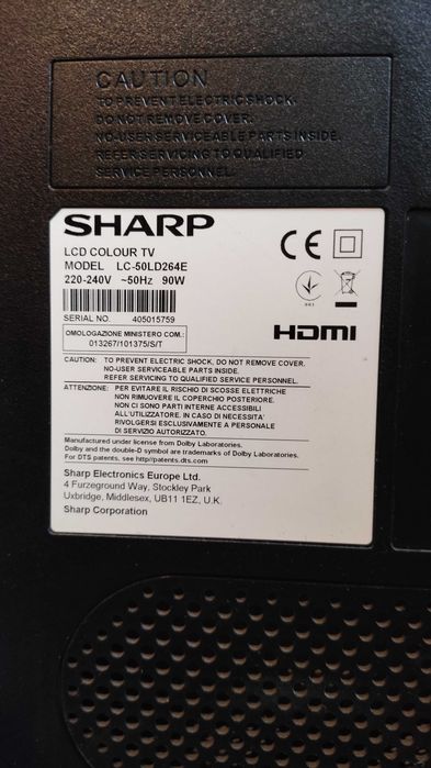 Telewizor Sharp Aquos 50'' cali