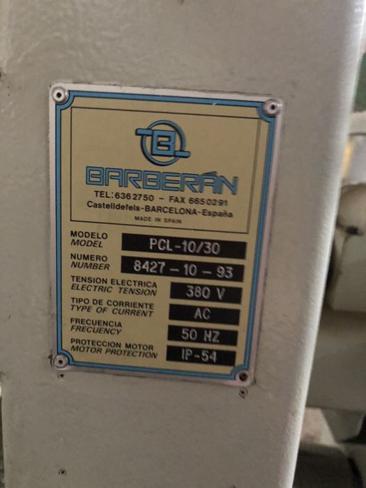 Barberan dwupiła Piła posuw