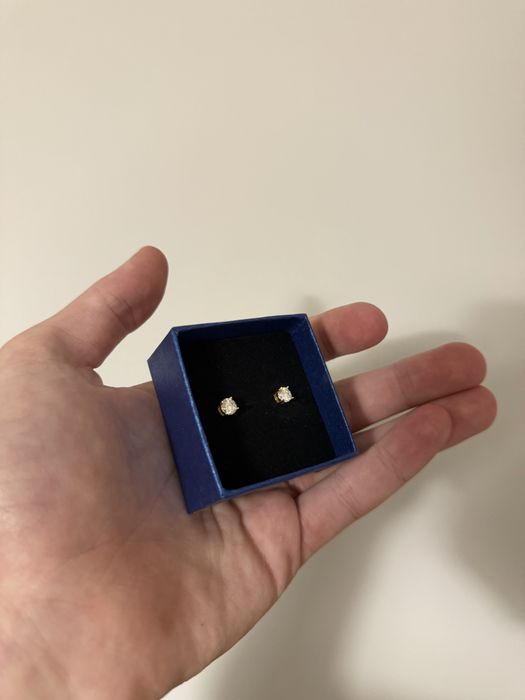 Kolczyki Moissanite VVS1 925 – GRA Certified – Srebrne Sztyfty Premium