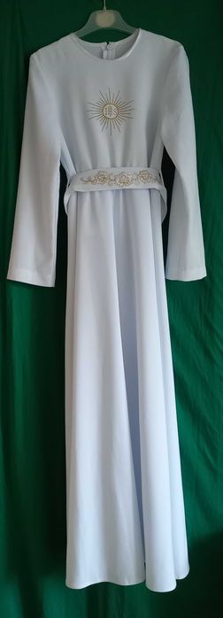 Alba komunijna dla dziewczynki 134-140 cm wzrostu