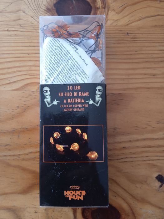 Decoração Halloween cupcake, vela luz led, grinalda