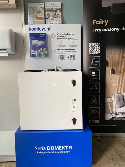 Montaż rekuperacji w domu z odzyskiem ciepła i wilgoci wanas domekt r