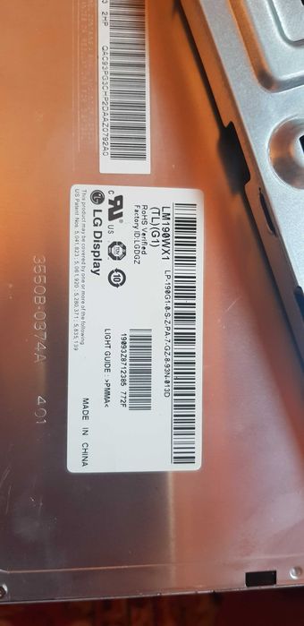 Monitor LG W1934S-BN 19'' VGA Preto