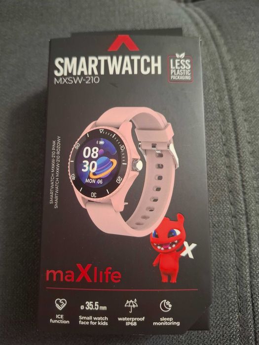 Smartwatch różowe zegarek na Wodoodporny IP68 Nowy