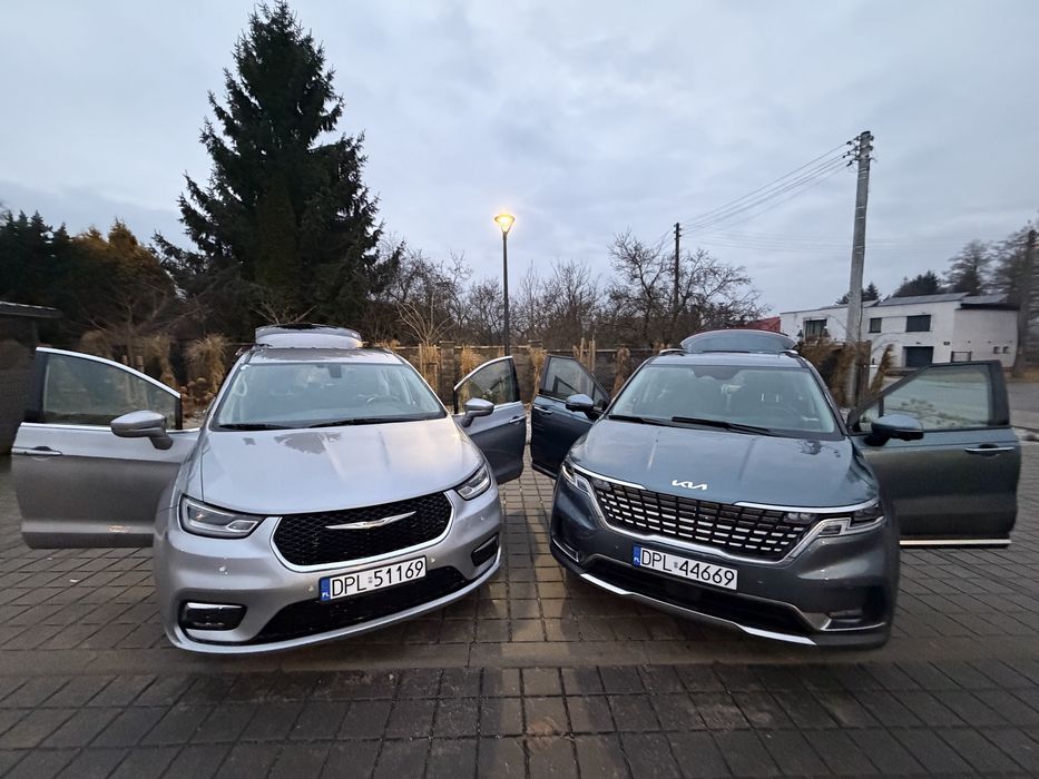 Wynajem Kia Carnival, Chrysler Pacifica