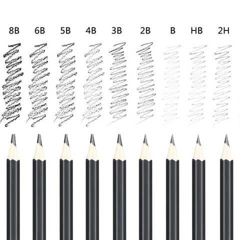 Zestaw do szkicowania rysowania profesjonalny ołówki węgle akcesoria