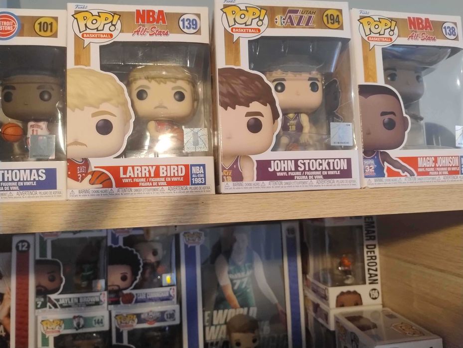 Funko pop figurki nba, star wars, jurassic park, dc, mandalorian