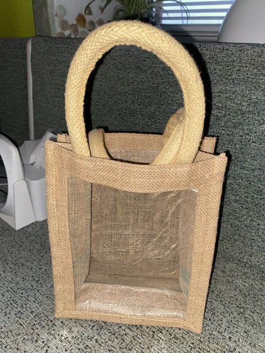 Жгутовий міні мішок подарунковий