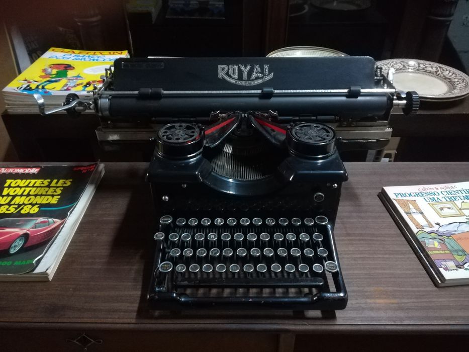 Máquina de Escrever Royal. Anos 1930.