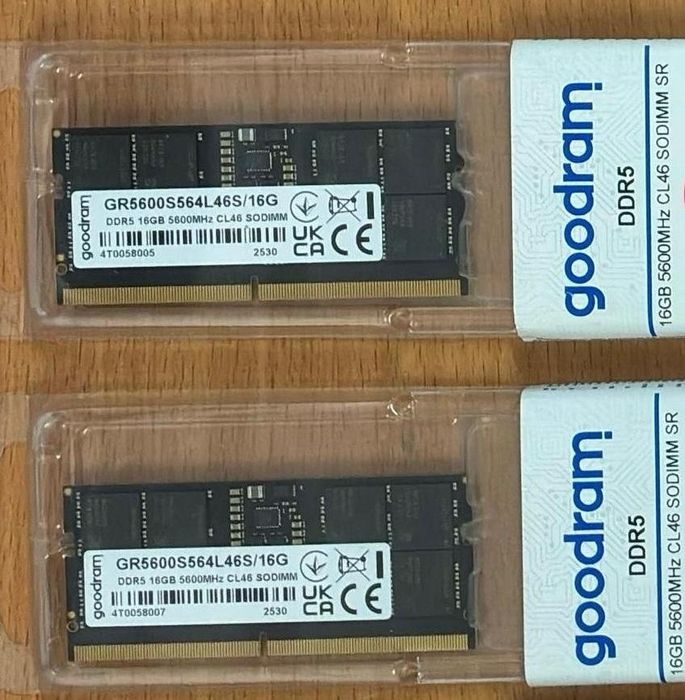 SODIMM 16GB DDR5 Pamięci nowe