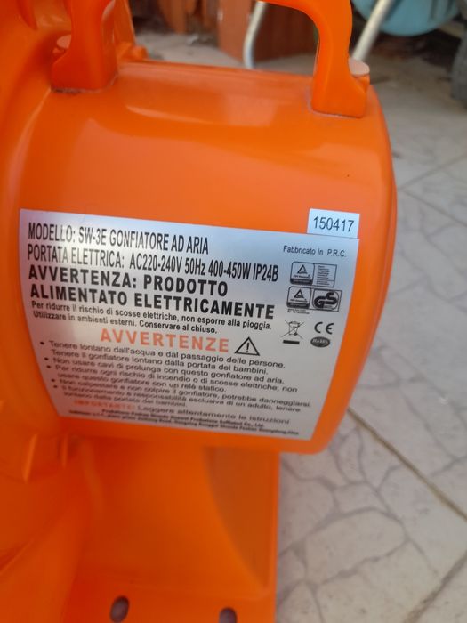 Motor usado  para insuflável