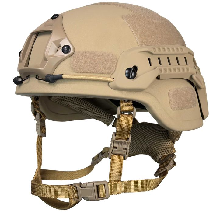 Шолом (каска) тактичний кевлар MICH 2000 NIJ IIIA ДСТУ. Койот.