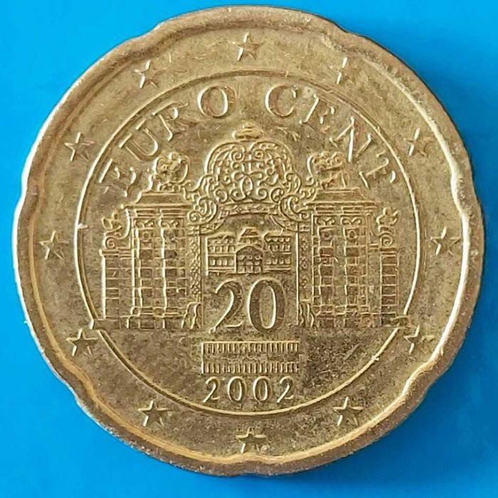 20 Cêntimos de 2002 da Áustria