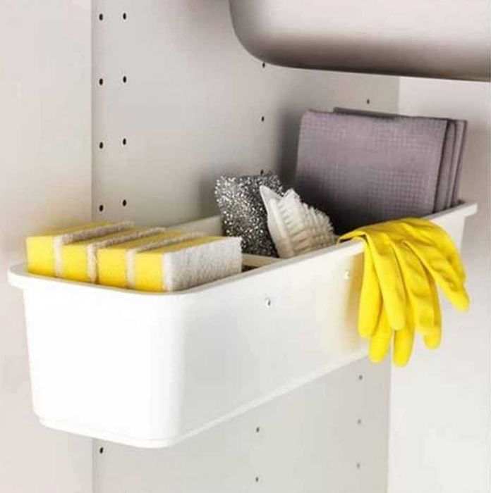 Caixa c/sistema deslizante para arrumação (Variera/ikea)