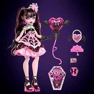 Лялька Монстер Хай Дракулаура Дракулора g3 Monster High солодкий день народження BJBG74