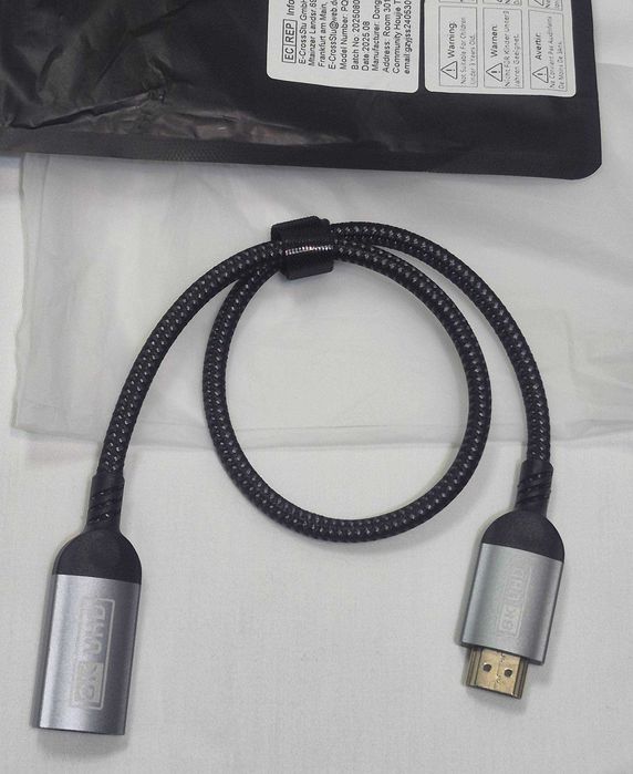 Кабель Ugreen HD107 HDMI Male to Female Extension Cable 0.5 м Black