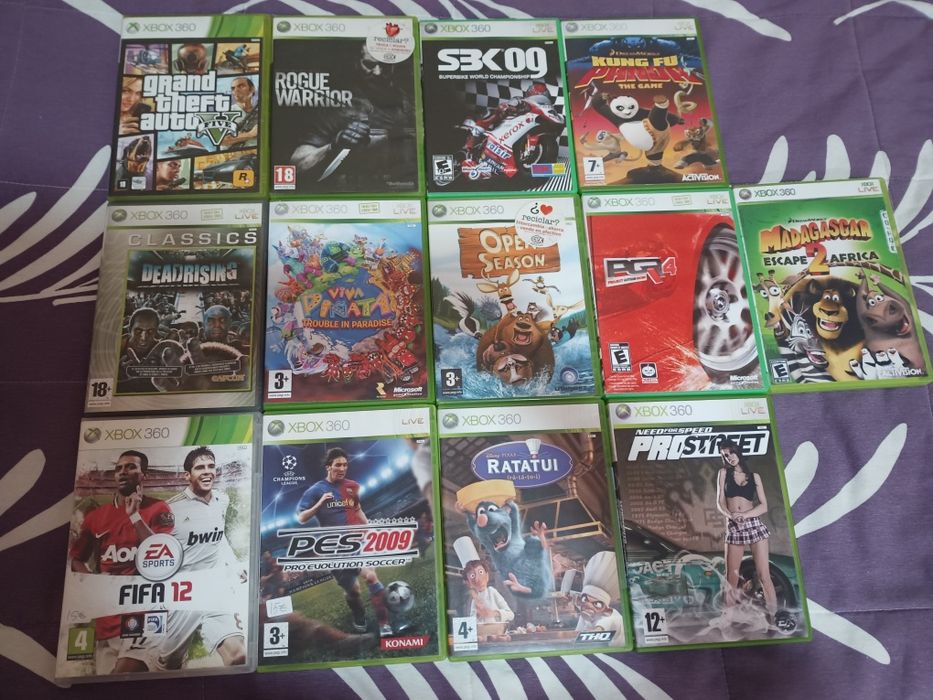 Jogos vários usados