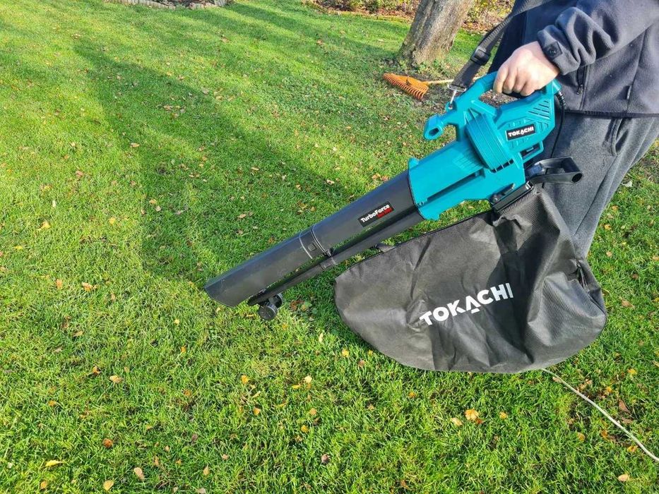 NOWA Dmuchawa Do Liści Odkurzacz Rozdrabniacz Elektryczna Ogrodowa 45L