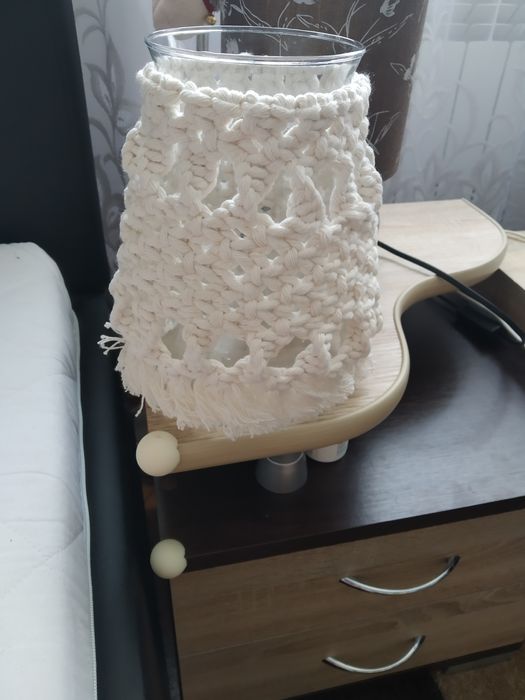 Wazony szklane makrama