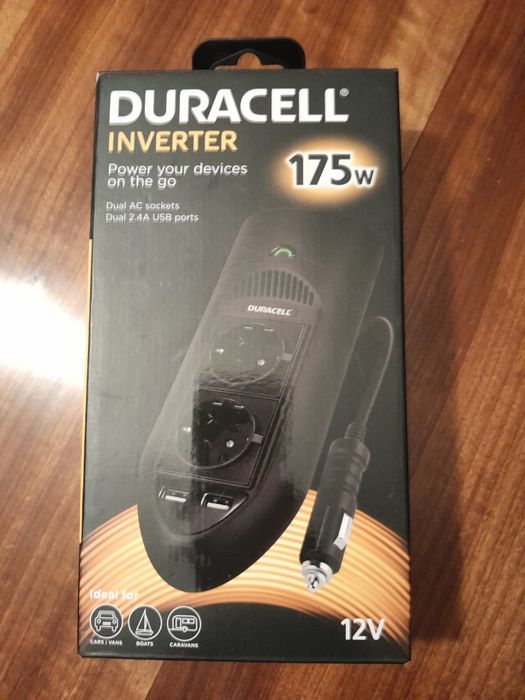 Inversor Duracell 12V - 175w