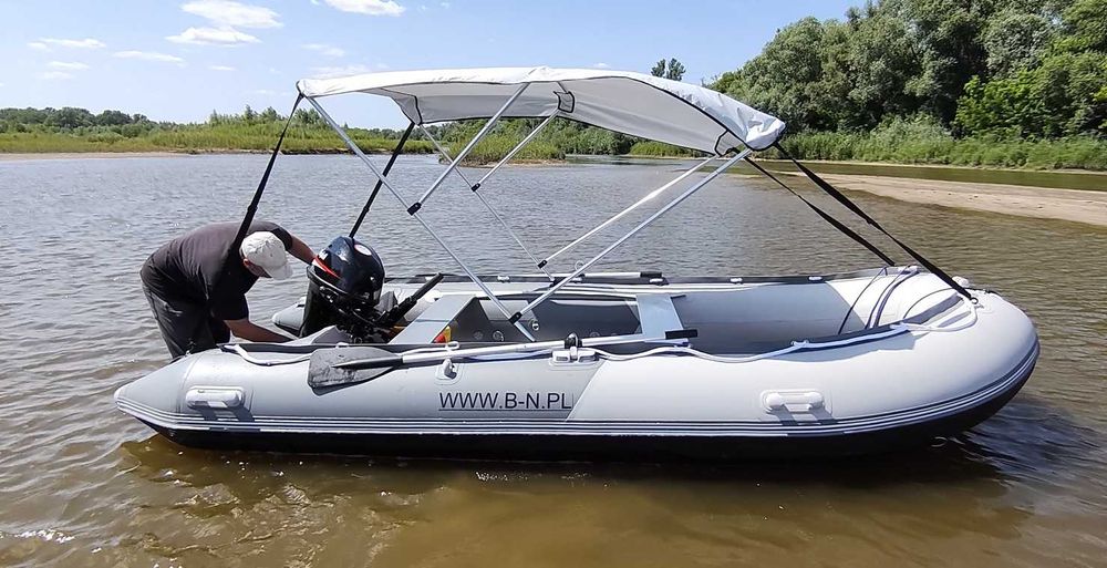PONTON BN 420 NAJWIĘKSZY W SWOJEJ KLASIE - wzmocnione całe dno