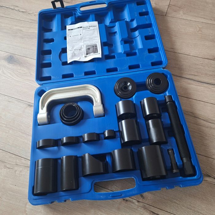 Ściągacz sworzni tulei wahacza prasa śrubowa 21el (Master Ball Joint Press Kit)