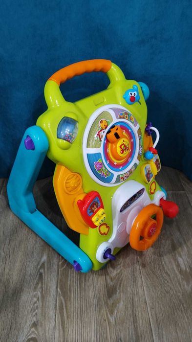 Ігровий центр 2107 Hola 3в1 (каталка-ходунки/столик) до 3 років