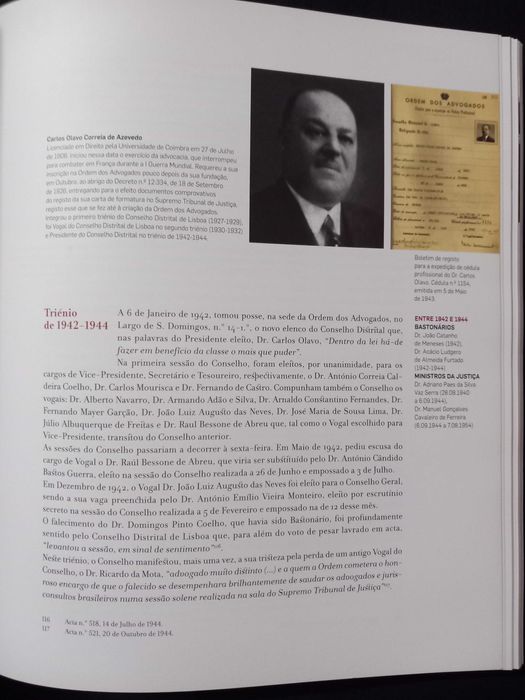 Livro - O Conselho Distrital de Lisboa da Ordem dos Advogados