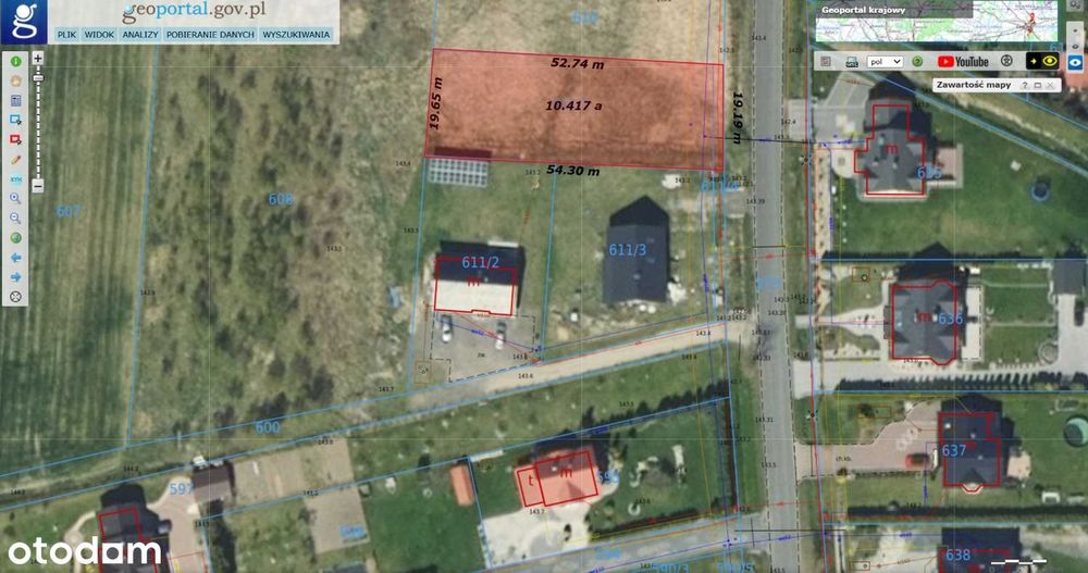 MPZP | Asfalt | 15 km do Lubina i Polkowic | Media | Nowa zabudowa - Widok 3