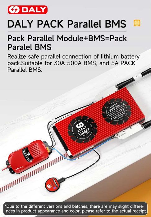 Daly Smart Bms 8s LiFePo4 200A parallel PACK 5A