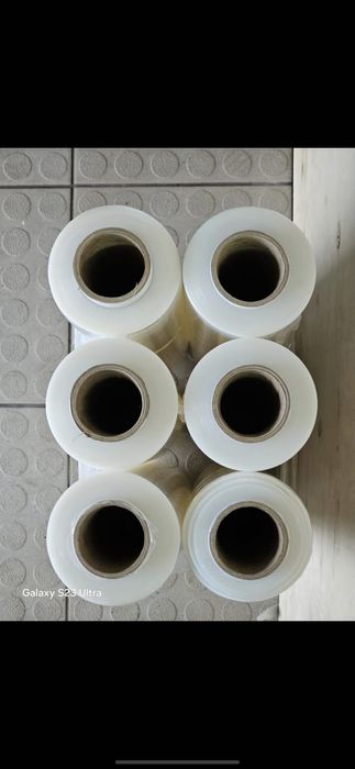 Folia stretch 3 kg 6 rolek  transparent bezbarwna przezroczysty duża