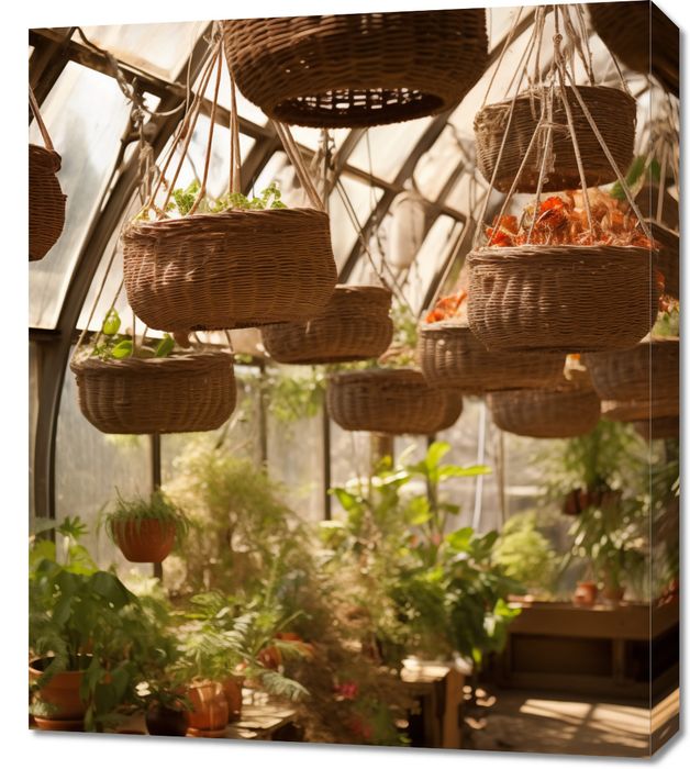 Obraz 60x70cm Zawieszone Ogrody