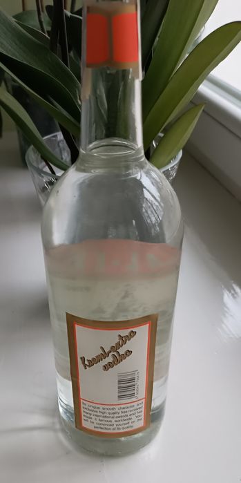 Пляшка бутилка велика ссср експорт об'єм 1л оригінальна старі запаси