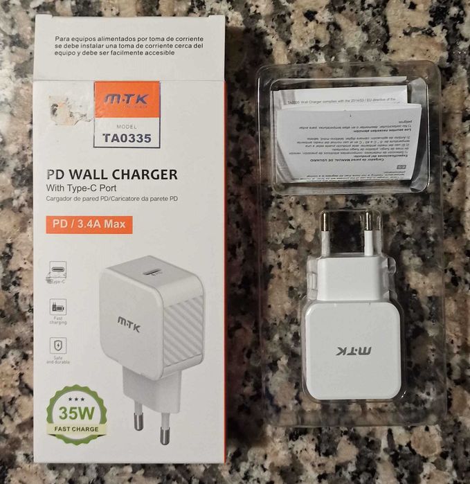 Carregador MTK TA0335 Type C 35W