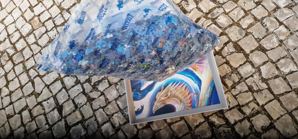 Puzzle Ravensburguer Dragões  Dia e Noite 5000 peças SELADO