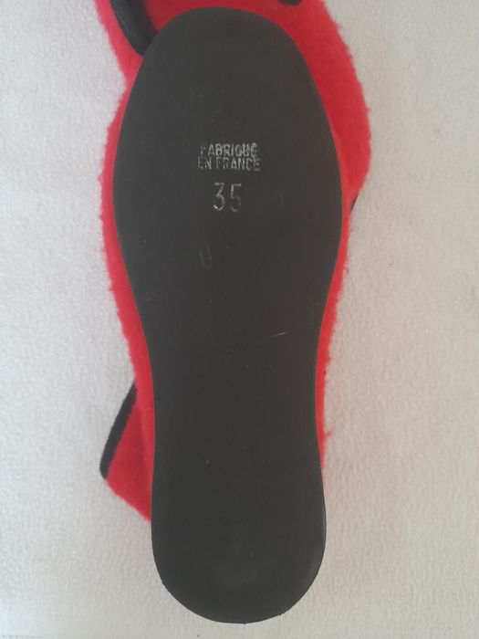 Капці на твердій підошві, розмір 35, устіпка 22