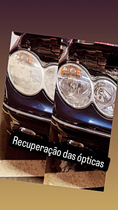 Recuperação das ópticas de farol