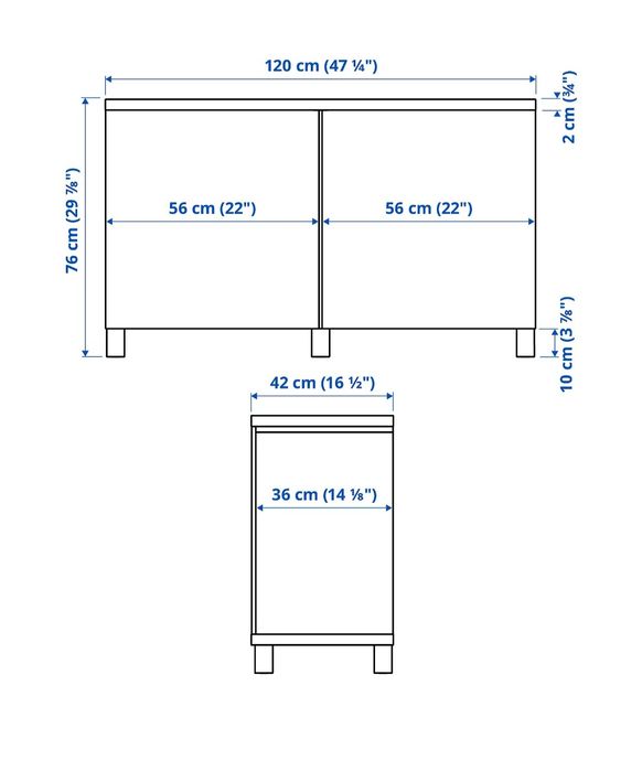 Ikea Besta komoda