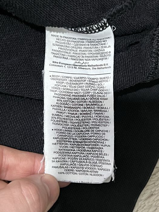 NIKE NSW (S) Essential Hoodie худи черное женское оригинал кофта